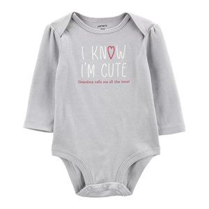 Carter's I Know I'm Cute Original Bodysuit